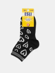 Носки детские esli с рисунками "heart" 689 черный, , 16, ESLI, - 3