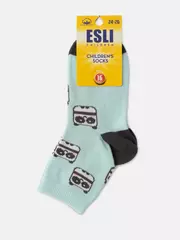 Носки детские esli с рисунками "owl" 645 бледно-бирюзовый, , 16, ESLI, - 3