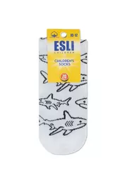Носки детские esli с рисунками "shark" 639 белый, , 20, ESLI, - 2