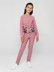 Термолеггинсы для девочек с рисунками mickey style ©disney dusty rose, , 98,104-52, CONTE ELEGANT, - 5