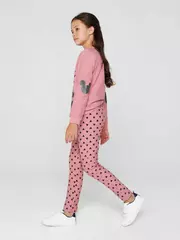 Термолеггинсы для девочек с рисунками mickey style ©disney dusty rose, , 98,104-52, CONTE ELEGANT, - 6