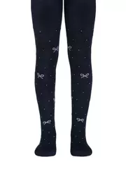 Хлопковые детские колготки tip-top с люрексом 545 темно-синий, , 104-110 (16), CONTE-KIDS, - 1