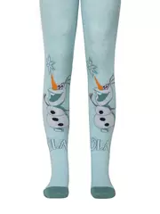Хлопковые детские колготки с люрексом. стразами ©disney frozen 512 бледно-бирюзовый, , 92-98 (14), CONTE-KIDS, - 1