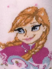 Хлопковые детские колготки с люрексом. стразами ©disney frozen 516 cветло-розовый, , 128-134 (20), CONTE-KIDS, - 2