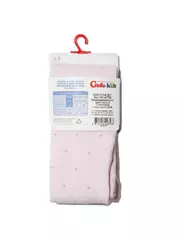 Хлопковые детские колготки с люрексом. стразами ©disney frozen 516 cветло-розовый, , 128-134 (20), CONTE-KIDS, - 4