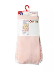 Хлопковые детские колготки tip-top с декоративной юбочкой из фатина 000 персик, , 80-86 (14), CONTE-KIDS, - 3