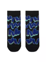 Хлопковые детские носки tip-top с рисунками 559 черный, , 16, CONTE-KIDS, - 1