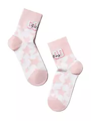 Хлопковые носки conte-kids tip-top с рисунками 500 персик, , 18, CONTE-KIDS, - 1