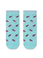 Хлопковые детские носки tip-top 538 бледно-бирюзовый, , 16, CONTE-KIDS, - 1