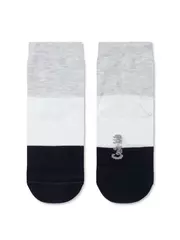 Хлопковые детские носки tip-top 565 белый-темно-синий, , 18, CONTE-KIDS, - 1