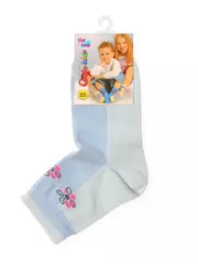 Хлопковые детские носки tip-top 007 светло-голубой, , 22, CONTE-KIDS, - 2