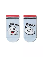 Хлопковые детские носки conte-kids "веселые ножки" 466 светло-голубой, , 12, CONTE-KIDS, - 1