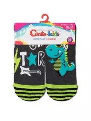 Хлопковые детские носки conte-kids "веселые ножки" 462 темно-серый, , 18, CONTE-KIDS, - 2