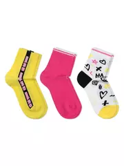 Хлопковые детские носки tip-top (3 пары) 741 ассорти, , 20, CONTE-KIDS, - 1