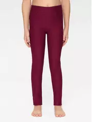 Экстрамягкие джеггинсы для школы с термоэффетом mini windy bordo, , 146,152-76, CONTE ELEGANT, - 1