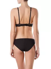 Бюстгальтер пуш-ап на каркасах romantique rb2031 черный, , 70A, CONTE ELEGANT, - 4