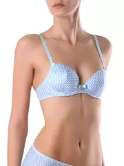 Бюстгальтер mosaique rb1037 голубой набивной, , 75E, CONTE ELEGANT, - 1