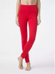 Джеггинсы с металлическим декором vegas risky red, , 164-90/XS, CONTE ELEGANT, - 1
