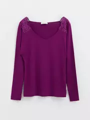 Джемпер женский esli ld 373 пурпурный, , 158,164-84, ESLI, - 1