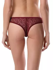 Трусы женские conte "танга" tatouage rp6041 бордо, , 94/S, CONTE ELEGANT, - 2