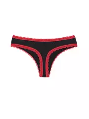 Трусы женские "стринг" lazy days conte lst 1004 (в коробке) black-red, , 94/S, CONTE ELEGANT, - 3