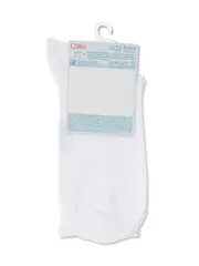 Удлиненные женские хлопковые носки active 000 белый, , 39-41 (25-27), CONTE ELEGANT, - 4