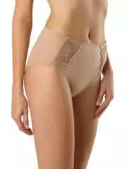 Трусы женские «слип» с высокой линией талии aura rp2079 телесный, , 110/XXL, CONTE ELEGANT, - 1