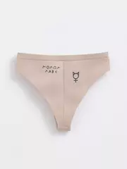 Трусы женские «бразилиана» с тату-рисунками tattoo style lbr 1479 natural, , 90/XS, CONTE ELEGANT, - 4