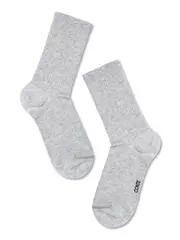 Удлиненные женские хлопковые носки active 000 светло-серый, , 36-38 (23-25), CONTE ELEGANT, - 2