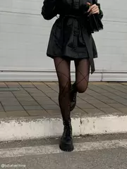 Колготки с имитацией шнуровки conte galerie nero, , 3, CONTE ELEGANT, - 6