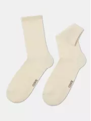 Удлиненные женские хлопковые носки active 000 молочный, , 36-38 (23-25), CONTE ELEGANT, - 3