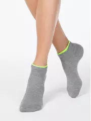 Носки женские conte active (декор. резинка) 035 серый, , 38-39 (25), CONTE ELEGANT, - 1