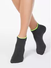 Носки женские conte active (декор. резинка) 035 темно-серый, , 36-37 (23), CONTE ELEGANT, - 1