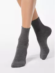 Носки женские вискозные comfort (ангора) 000 темно-серый, , 36-37 (23), CONTE ELEGANT, - 1