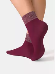 Носки женские conte fantasy (люрекс) 16с-128сп bordo, , 36-39 (23-25), CONTE ELEGANT, - 2