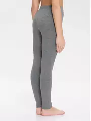 Леггинсы для девочек mini fitness dark grey, , 110,116-56, CONTE ELEGANT, - 2