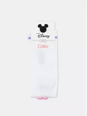 Короткие женские хлопковые носки с рисунками ©disney и пикотом-«язычком» 362 белый, , 36-39 (23-25), , - 6