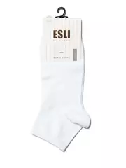 Носки мужские (короткие) esli classic 000 белый, , 40-42 (25-27), ESLI, - 2