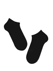 Ультракороткие женские носки из вискозы levante 079 черный, , 38-39 (25), LEVANTE, - 2