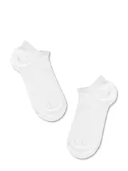 Ультракороткие женские носки из бамбуковой пряжи bamboo белый, , 36-38 (23-25), CONTE ELEGANT, - 2