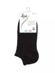 ​ультракороткие женские носки из хлопка levante 000 черный, , 38-39 (25), LEVANTE, - 3