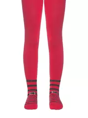 Детские колготки tip-top 411 малиновый, , 128-134 (20), CONTE-KIDS, - 1