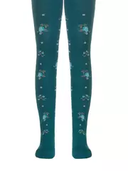 Детские колготки tip-top 258 темно-бирюзовый, , 80-86 (14), CONTE-KIDS, - 1