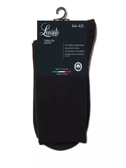 Классические всесезонные мужские носки levante 000 черный, , 40-41 (25), LEVANTE, - 2