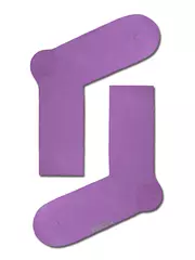 Носки мужские diwari happy (однотонные) 000 сиреневый, , 42-43 (27), DIWARI, - 1