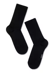 Удлиненные женские хлопковые носки active 000 черный, , 39-41 (25-27), CONTE ELEGANT, - 2
