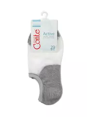 Носки женские conte active (ультракороткие) 000 серый, , 36-38 (23-25), CONTE ELEGANT, - 3