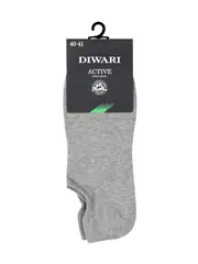 Ультракороткие мужские носки diwari active 17с-144сп 000 серый, , 40-41 (25), DIWARI, - 2