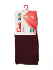 Детские колготки tip-top (однотонные) 000 темно-бордовый, , 116-122 (18), CONTE-KIDS, - 2