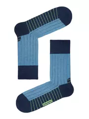 Носки мужские diwari happy 048 темно-синий-голубой, , 40-41 (25), DIWARI, - 1